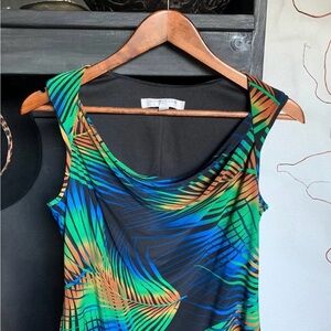 Evan Picone knee length sleeveless